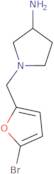 1-(5-Bromo-furan-2-ylmethyl)-pyrrolidin-3-ylamine