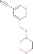 3-[(Oxan-4-yloxy)methyl]benzonitrile