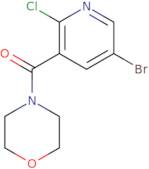 (5-Bromo-2-chloropyridin-3-yl)(morpholino)methanone