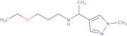 3-Ethoxy-N-[1-(1-methylpyrazol-4-yl)ethyl]propan-1-amine