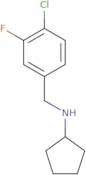 N-[(4-Chloro-3-fluorophenyl)methyl]cyclopentanamine