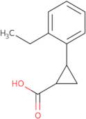 2-(2-Ethylphenyl)cyclopropane-1-carboxylic acid