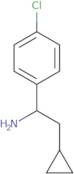 1-(4-Chlorophenyl)-2-cyclopropylethan-1-amine