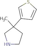 3-Methyl-3-thiophen-3-ylpyrrolidine