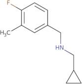 (Cyclopropylmethyl)[(4-fluoro-3-methylphenyl)methyl]amine