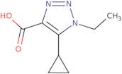 5-Cyclopropyl-1-ethyl-1H-1,2,3-triazole-4-carboxylic acid