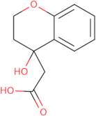 2-(4-Hydroxy-3,4-dihydro-2H-1-benzopyran-4-yl)acetic acid