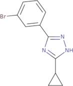 5-(3-Bromophenyl)-3-cyclopropyl-1H-1,2,4-triazole