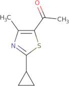 1-(2-Cyclopropyl-4-methyl-1,3-thiazol-5-yl)ethan-1-one