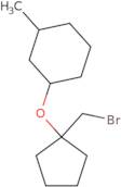 1-[1-(Bromomethyl)cyclopentyl]oxy-3-methylcyclohexane