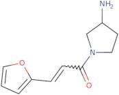 (E)-1-(3-Aminopyrrolidin-1-yl)-3-(furan-2-yl)prop-2-en-1-one