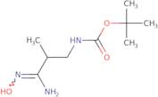 tert-Butyl N-[2-(N'-hydroxycarbamimidoyl)-2-methylethyl]carbamate