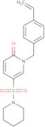 5-(Piperidin-1-ylsulfonyl)-1-(4-vinylbenzyl)pyridin-2(1H)-one