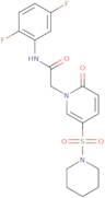 N-(2,5-Difluorophenyl)-2-[2-oxo-5-(piperidin-1-ylsulfonyl)pyridin-1(2H)-yl]acetamide