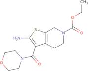 Ethyl 2-amino-3-(morpholine-4-carbonyl)-4,7-dihydrothieno[2,3-c]pyridine-6(5H)-carboxylate