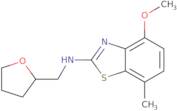 4-Methoxy-7-methyl-N-((tetrahydrofuran-2-yl)methyl)benzo[D]thiazol-2-amine