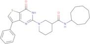 N-Cyclooctyl-1-(4-oxo-7-phenyl-3,4-dihydrothieno[3,2-d]pyrimidin-2-yl)piperidine-3-carboxamide