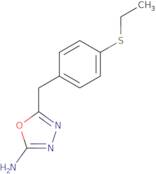 5-(4-(Ethylthio)benzyl)-1,3,4-oxadiazol-2-amine