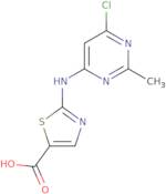 2-(6-chloro-2-methylpyrimidin-4-ylamino)thiazole-5-carboxylic acid