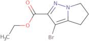 Ethyl 3-bromo-4H,5H,6H-pyrrolo[1,2-b]pyrazole-2-carboxylate