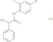 2-Amino-N-(4-bromo-2-fluorophenyl)-2-phenylacetamide hydrochloride