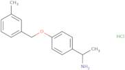 1-{4-[(3-Methylphenyl)methoxy]phenyl}ethan-1-amine hydrochloride