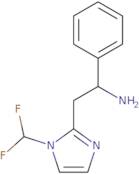 2-[1-(Difluoromethyl)-1H-imidazol-2-yl]-1-phenylethan-1-amine