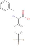 2-(Benzylamino)-2-[4-(trifluoromethyl)phenyl]acetic acid