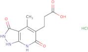3-{4-Methyl-3,6-dioxo-1H,2H,3H,6H,7H-pyrazolo[3,4-b]pyridin-5-yl}propanoic acid hydrochloride