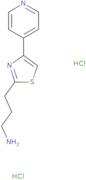 3-[4-(Pyridin-4-yl)-1,3-thiazol-2-yl]propan-1-amine dihydrochloride