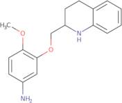 4-Methoxy-3-(1,2,3,4-tetrahydroquinolin-2-ylmethoxy)aniline