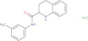 N-(3-Methylphenyl)-1,2,3,4-tetrahydroquinoline-2-carboxamide hydrochloride