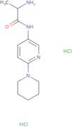 2-Amino-N-[6-(piperidin-1-yl)pyridin-3-yl]propanamide dihydrochloride