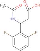 3-(2,6-Difluorophenyl)-3-acetamidopropanoic acid