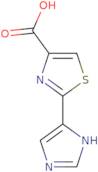 2-(1H-Imidazol-5-yl)-1,3-thiazole-4-carboxylic acid