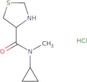 N-Cyclopropyl-N-methyl-1,3-thiazolidine-4-carboxamide hydrochloride