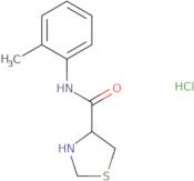 N-(2-Methylphenyl)-1,3-thiazolidine-4-carboxamide hydrochloride