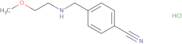 4-{[(2-Methoxyethyl)amino]methyl}benzonitrile hydrochloride