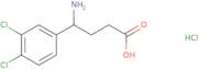 4-Amino-4-(3,4-dichlorophenyl)butanoic acid hydrochloride