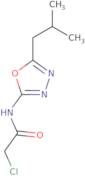 2-Chloro-N-[5-(2-methylpropyl)-1,3,4-oxadiazol-2-yl]acetamide