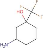 3-amino-1-(trifluoromethyl)cyclohexan-1-ol