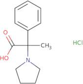 2-Phenyl-2-(pyrrolidin-1-yl)propanoic acid hydrochloride