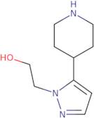 2-[5-(Piperidin-4-yl)-1H-pyrazol-1-yl]ethan-1-ol
