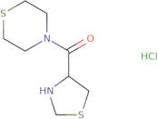 4-(1,3-Thiazolidine-4-carbonyl)thiomorpholine hydrochloride