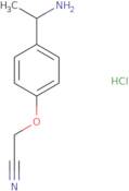 2-[4-(1-Aminoethyl)phenoxy]acetonitrile hydrochloride