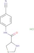N-(4-Cyanophenyl)-1,3-thiazolidine-4-carboxamide hydrochloride