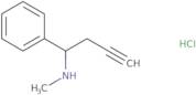 Methyl(1-phenylbut-3-yn-1-yl)amine hydrochloride