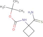 tert-Butyl N-(1-carbamothioylcyclobutyl)carbamate