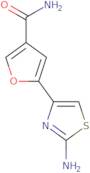 5-(2-Amino-1,3-thiazol-4-yl)furan-3-carboxamide