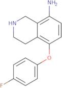 5-(4-Fluorophenoxy)-1,2,3,4-tetrahydroisoquinolin-8-amine